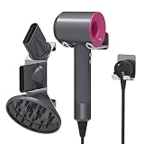 Mrount [UPGRADE] Dyson Supersonic Hair Dryer Wall Mount Holder, Stainless Steel Power Plug Holder, Bathroom Organizer for Dyson Supersonic Hair Dryer Care Tools