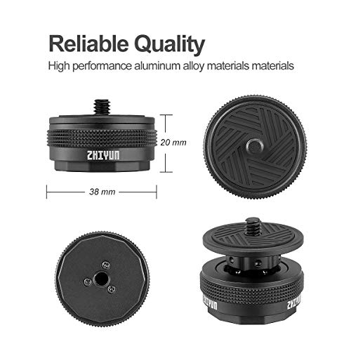 [2 Pack] Zhiyun Weebill Lab Quick Setup Kit with 1/4" Screw, Attachable to Tripod Monopod and Gimbal