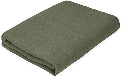 green swaddle blanket