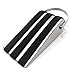 DelTucci Door Stop - Door Stopper with Modern Door Hook- Stainless Steel Decorative Door Stops Works on All Surfaces -Will Outlast Any Rubber Door Wedge or Doorstop -Lifetime Replacement Guarantee!