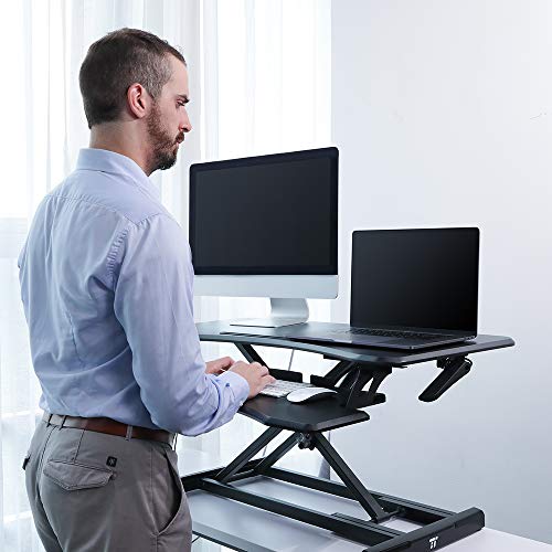 Buy Stand Up Desk, TaoTronics 36 inch Standing Desk Converter Sit to