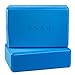 YOGU Yoga Blocks Set of 1 or 2 EVA Foam or Cork Wood