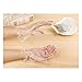 Disposable Clear Plastic Gloves, Powder Free Disposable Polyethylene Gloves, Food Gloves for Cooking, Cleaning, Food Handling, Latex Free, Large, Clear (Pack of 100)