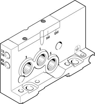 Festo 560947 Model VMPAL-EPR-SP End Plate