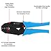 Voilamart Insulated Wire Crimper, Ratcheting Crimper Wire Terminals Connectors Plier Tool for 22-10AWG