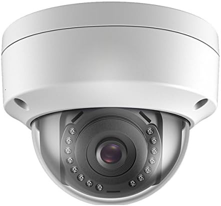 Onvif 2MP (1080P) Outdoor/Indoor PoE IP Vandal Dome Camera, 2.8mm Lens Wide Angle, IP66 Outdoor Rated IP Camera