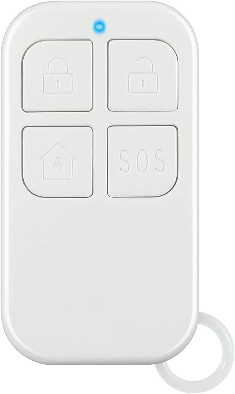 Wireless Remote Control working with YISEELE Wifi Alarm System (YX-700), White