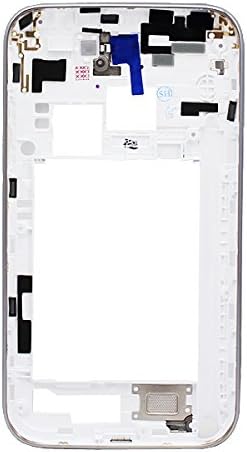 Back Frame Chassis Housing Cover for Samsung Galaxy Note 2 Ii N7100 (White)