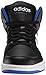 adidas Performance Men's Hoops Vs Mid Basketball Shoe,Black/White/Blue,10 M US