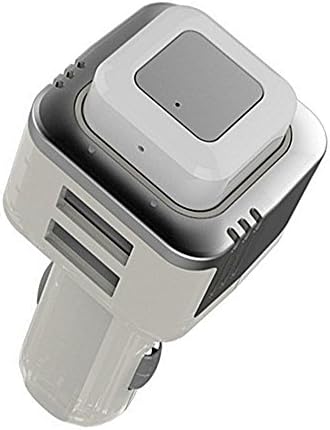 Eeoo 3 in 1 Bluetooth 4.0 Hands-free Headset + Oxygen Bar + Dual-Port Car Charger (Silver)