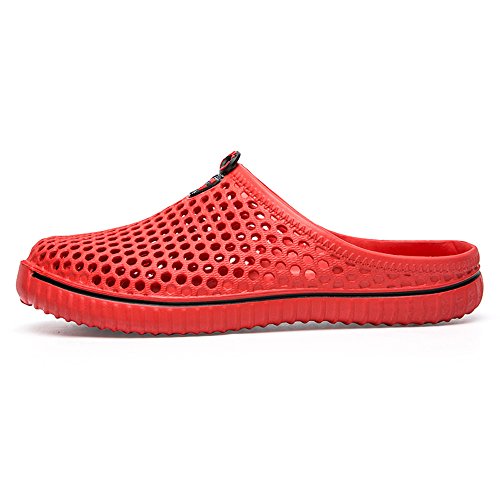 â˜…QueenBBâ˜… Mens Womens Garden Beach Shoes Hollow Out Casual Breathable Slippers Flats Shoes Mules Clogs for Couple
