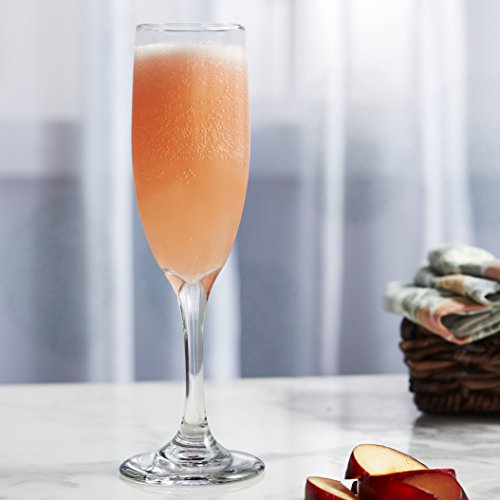 2 Libbey+Midtown+Champagne+Flute+Glasses