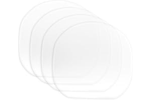 Jinshining 4 Pcs Transparent Table Tennis Rackets Adhesive Protective Film Adhesive Protective Film for Table Tennis Rubber Protector Table Tennis Rackets Maintenance Cover Table Tennis Accessories