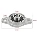 uxcell 4pcs KFL001 12mm Zinc Alloy Self Aligning Pillow Block Flange Bearing
