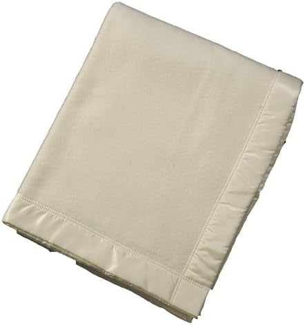 John AtkinsonAristocrat Cashmere and Lambs Wool Heirloom Blanket, Full/Queen, 90-Inch by 100-Inch, White