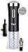 Ozeri Nouveaux II Electric Wine Opener in Black, with Foil Cutter, Wine Pourer and Stopper
