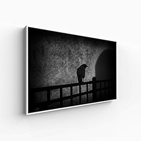 Canvas Wall Art for Living Room, Bedroom Monochrome Landscape Framed Canvas Prints for Home Decoration Ready to Hang - 16x24 inches