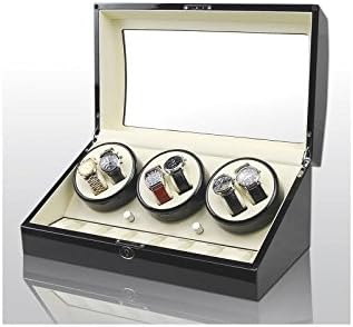 Vitrina Movimiento Relojes Watch Winder 6+7 Black-Cream Modelo 038BW: Amazon.es: Hogar