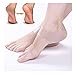 Plantar Fasciitis Silicone Moisturizing Gel Heel Socks，Compression Foot Care Protector for Dry Hard Cracked Skin Care，Ankle Inferior Heel Pain Relief Women and Men (Pack 4PCS, Transparent)