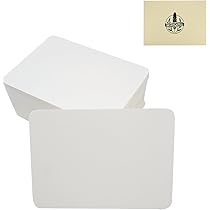 100 Sheets White Cardstock Thick Paper - Blank Heavy Weight 350gsm Cover Card - View #9