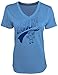 Champion NCAA Women's Heather Jersey V-Neck T-Shirt