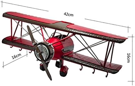 ZCCZS LOFT Wall Decoration Shelf Retro Airplane Models Decorative Wall Hanging Hanging Bars Shops Children Rooms Wall Decoration Hooks Mural Industrial decoration wall