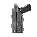 OneTigris MOLLE Holster - Right Handed Nylon Holster for Most Compact Medium Full Size (Gray)
