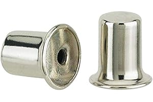Ciata Lamp Finials Decorative, 1-Inch Nickel Steel Carded Lamp Finial (2 Pack)
