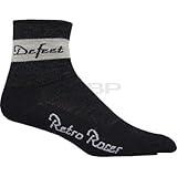 DeFeet International Wooleator 3-Inch Retro Racer Sock, X-Large
