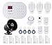 Compatible with Alexa App Controlled Updated S03 WiFi and Landline Security Alarm System Deluxe Kit Wireless DIY Home Security System by Fortress Security Store- Easy to Install