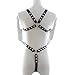 iiniim Women's Full Body PU Leather Adjustable Harness Teddy Costume