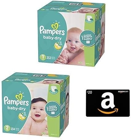 252 pampers baby dry