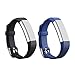 I-SMILE 2pcs Newest Replacement Wristband with Secure Clasps for Fitbit Alta Only(No Tracker, Replacement Bands Only)