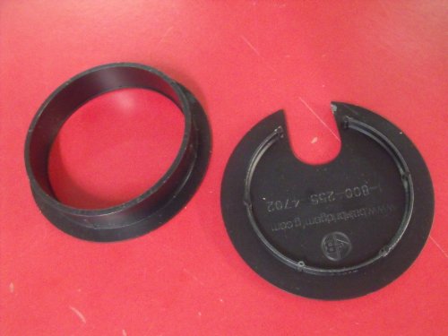 Bainbridge - Black Desk Grommet , 3 inch, 5 Pack