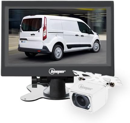 Reversing camera 7"LCD BEEPER RW7-B White
