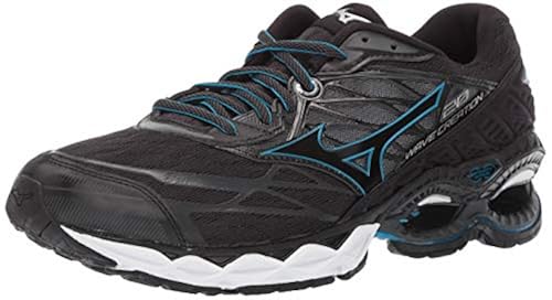 Mizuno Men's Wave Creation 20 Running Shoe, Black, D US in