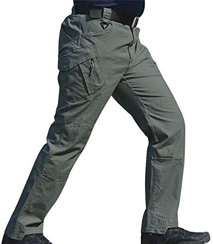 Men Cargo Pants,2019 New Men Waterproof Work Cargo Long Pants with Pockets Loose Trousers Military Pants