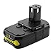 Energup P108 18V 2500mAh Lithium Battery with LED Indicator for Ryobi 18 Volt ONE+ P102 P103 P104 P105 P107 P109 P122 Cordless Power Tool