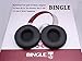 Bingle Replacement Earpads Ear Cushions for Beats Solo 2 Wired and Solo 2 Solo 3 Wireless Headphones with Protein Leather Memory Foam (Black)
