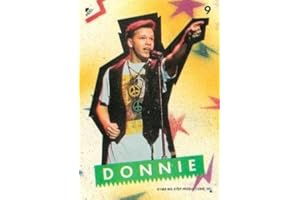 AUTOGRAPH WAREHOUSE Donnie Wahlberg trading card sticker (New Kids on the Block) 1989 Topps #9