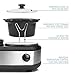 Elite Platinum EWMST-612 Triple Slow Cooker Buffet Server, Adjustable Temp,Dishwasher-Safe Oval Ceramic Pots, Lid Rests, 3 x 2.5Qt Capacity,Stainless Steel