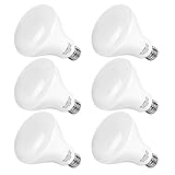 SHINE HAI BR30 LED Light Bulbs, 65W Equivalent LED Light Bulbs, 5000K Daylight White E26 Base Bulbs, Non-dimmable, UL-listed Flood Lighting Bulbs, 6-Pack