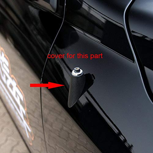 JSTOTRIM Chrome Central Control and Seat Panel and Gear Dashboard Cover Trim fit 2011 2012 2013 2014 2015 2016 2017 2018 Dodge RAM 1500 2500 3500 Accessories (Antenna Cover)