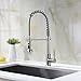 Avola Kitchen Faucet, Kitchen Sink Faucet,Brass Spring Kitchen Faucet with Sprayer