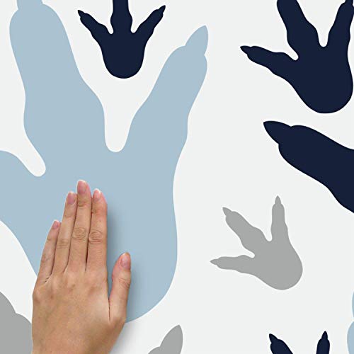 RoomMates RMK4103SCS Dinosaur Feet Tracks Peel and Stick Wall Decals