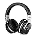 Willnorn Walker6 Wireless Active Noise Cancelling Bluetooth Headphones with Hi-Fi Sound, Microphone, NFC, 36-Hour Playtime … (black)