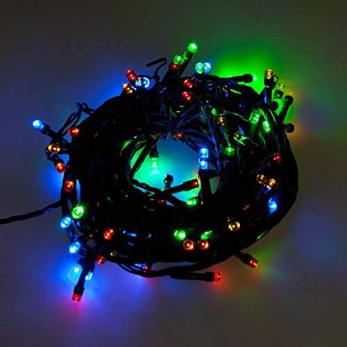 SHATCHI 50 Multicolour LEDs Battery Operated Fairy Lights Waterproof Indoor/Outdoor 8 Changing Modes Timer Christmas Wedding Party Birthday Decorations - Image 5