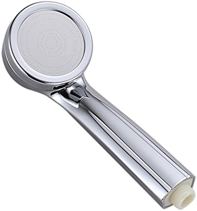 Only Handheld Shower Head Single Function Round 1.5GPM Hotel Spa Rainhead Lightweight Sprayer Polished Chrome Standard Universal Rainfall Rainshower