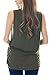 Smallshow Women's Maternity Nursing Tank Top Sleeveless Comfy Breastfeeding Clothes (M) Army Green
