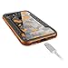 X-Doria iPhone 7 Case, Defense Shield Series - Military Grade Drop Tested, Anodized Aluminum, TPU, and Polycarbonate Protective Case for Apple iPhone 7, [Orange Camo]